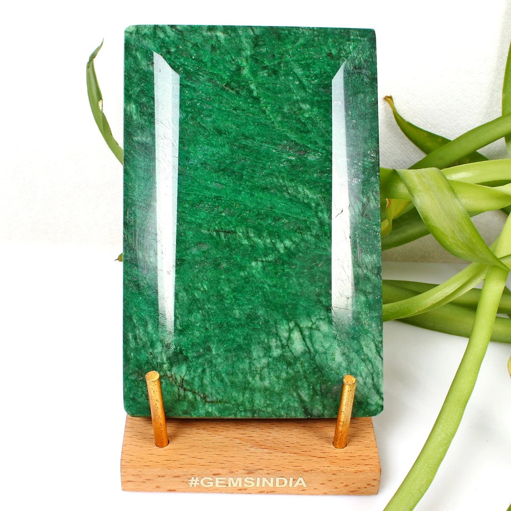 Emerald Loose Gemstone, Color Enhanced, Green — 121 x 79 x 33mm, 3630 Ct, Zambia