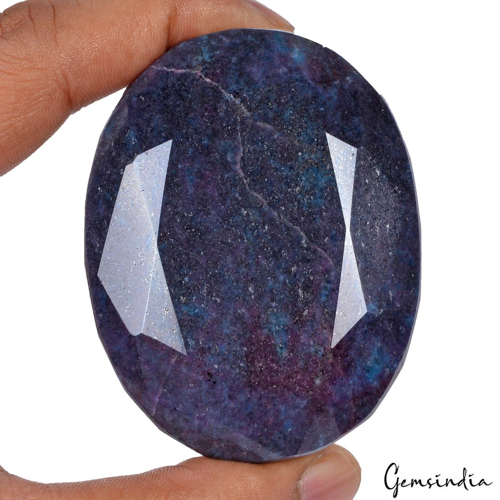 1640 Ct Natural Untreated Ruby Kyanite Oval Cut Huge Loose Earth Mined Gemstone