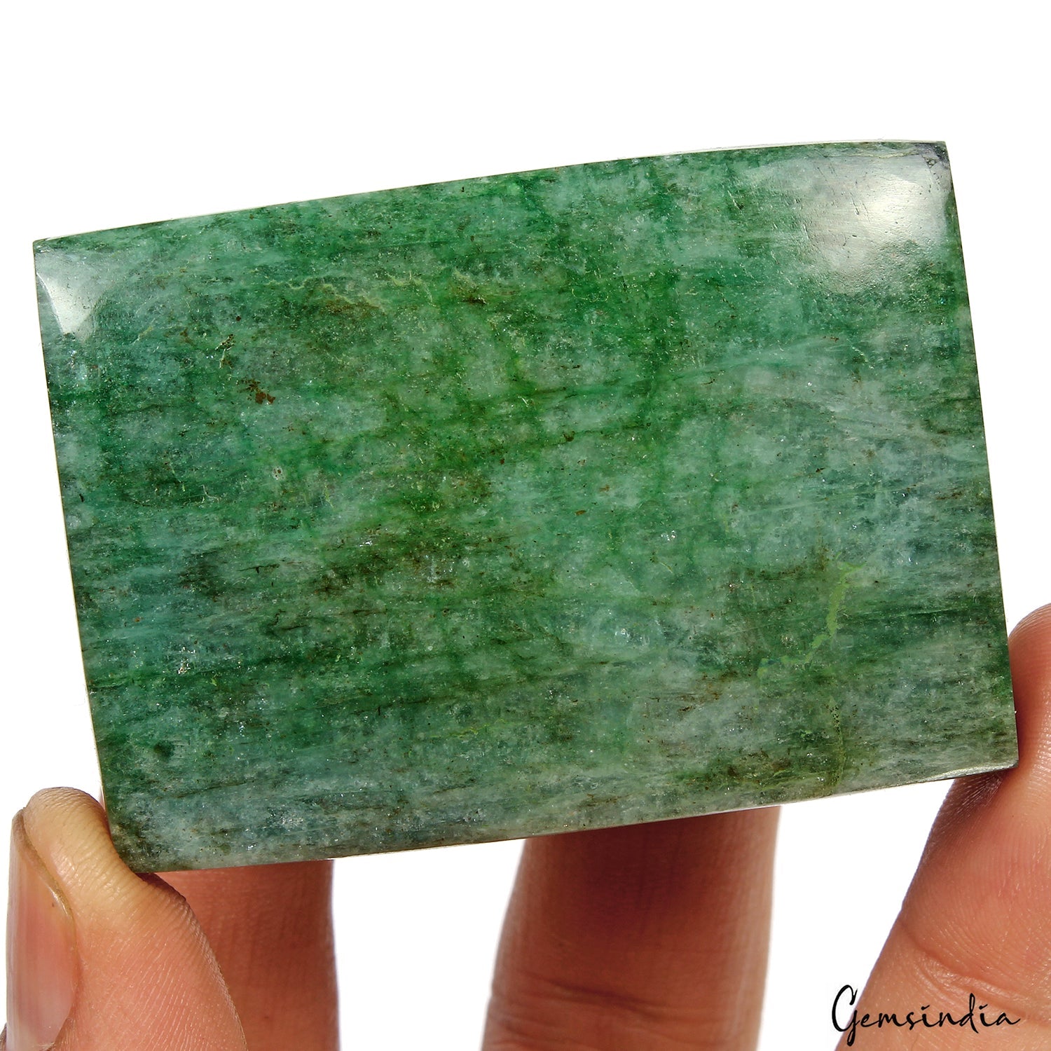 780 Ct Natural Green Brazilian Emerald Rectangular Cab Earth Mined Huge Gemstone