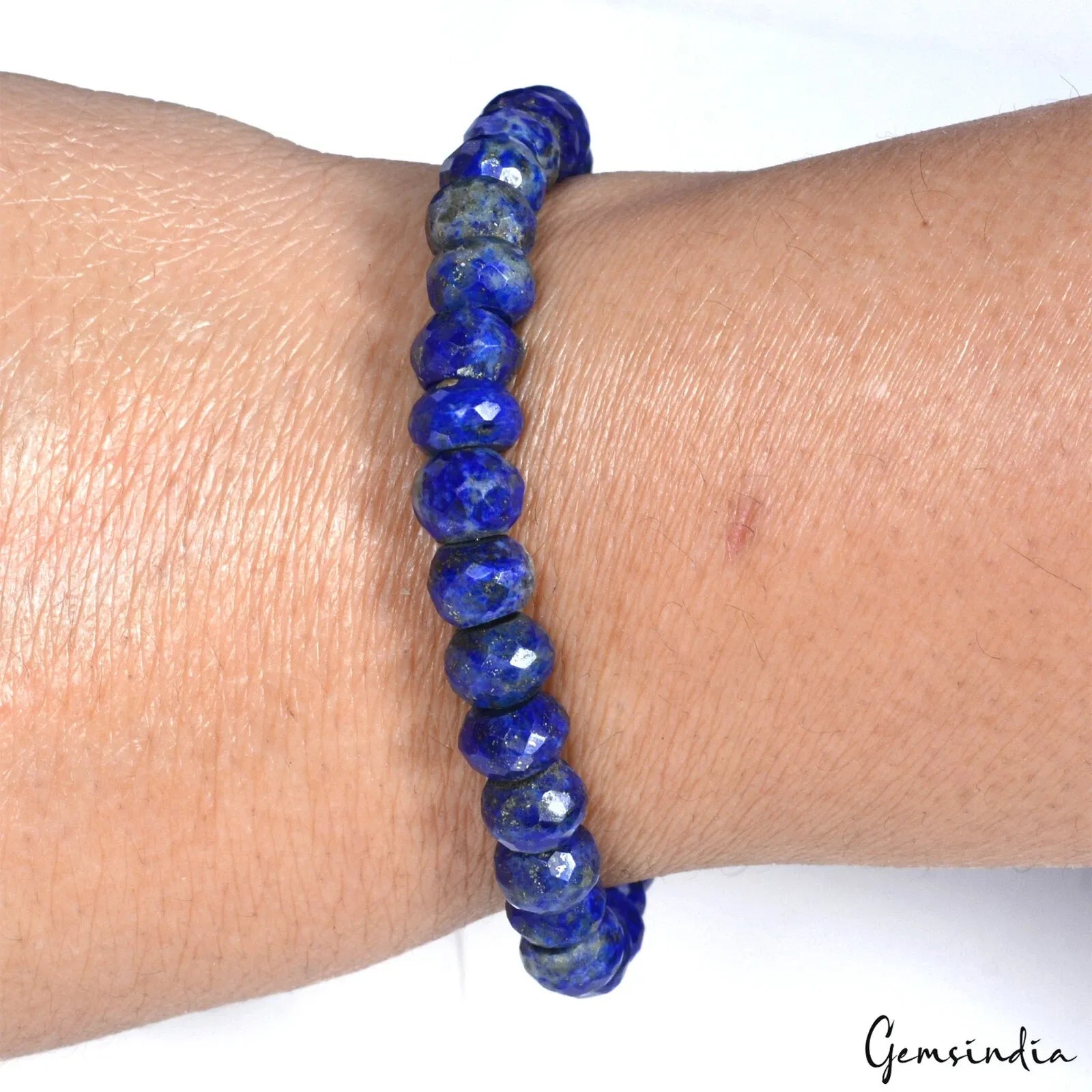 Lapis Lazuli Loose Gemstone, Color Enhanced — 7 inch, 88.60 Ct