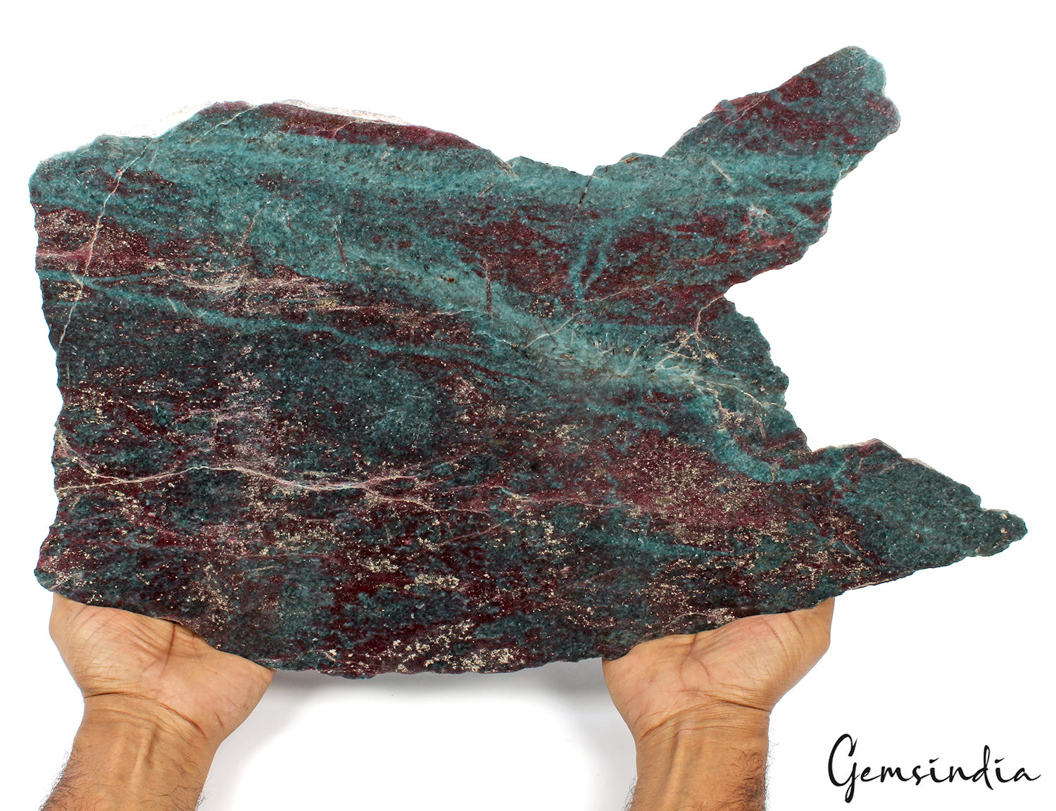 Natural Ruby Kyanite 7.3 kg 18.5x11" Extra Large Polished Crystal Slab Specimen
