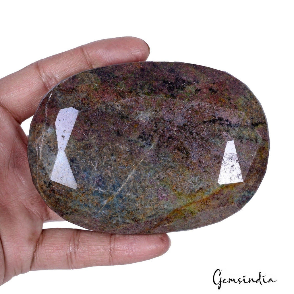 Natural Untreated Ruby Kyanite Oval Cut Faceted Earth Mined Loose Gems 2990 Cts
