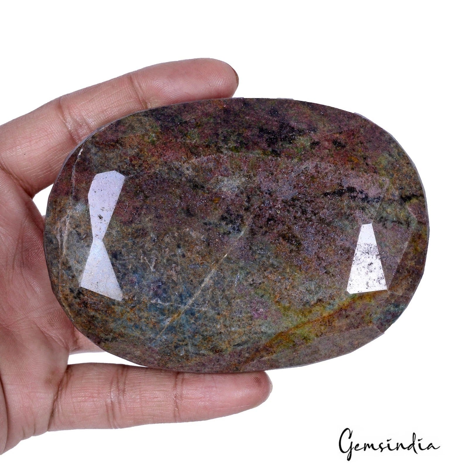 Natural Untreated Ruby Kyanite Oval Cut Faceted Earth Mined Loose Gems 2990 Cts