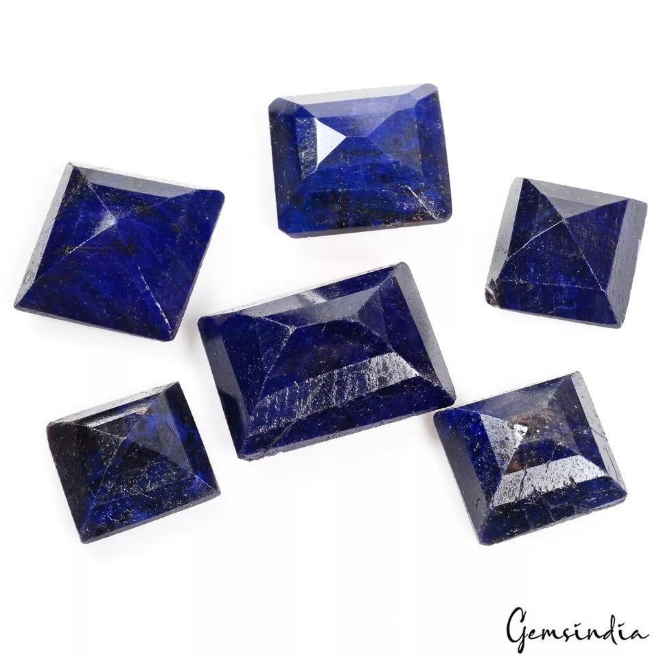 Faceted Natural Sapphire Certified Loose Gemstones Pendant Size 360 Ct/19-29mm