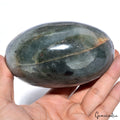 Agate Loose Gemstone, Untreated, Green — 4.7x2.8 Inch, 4500 Ct, Madagascar