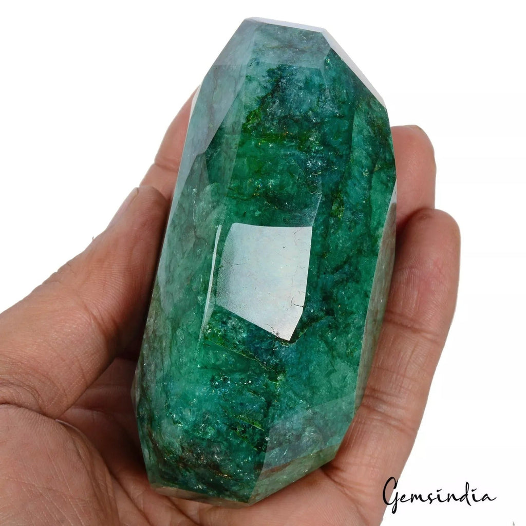 Large 2200 Cts Natural Green Emerald Oval Cut Loose Earth mined Brazil Gemstone