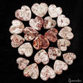 Jasper Lot, Cabochon, Untreated, Bi Color — 21 Pieces, 20mm to 28mm, 500 Ct