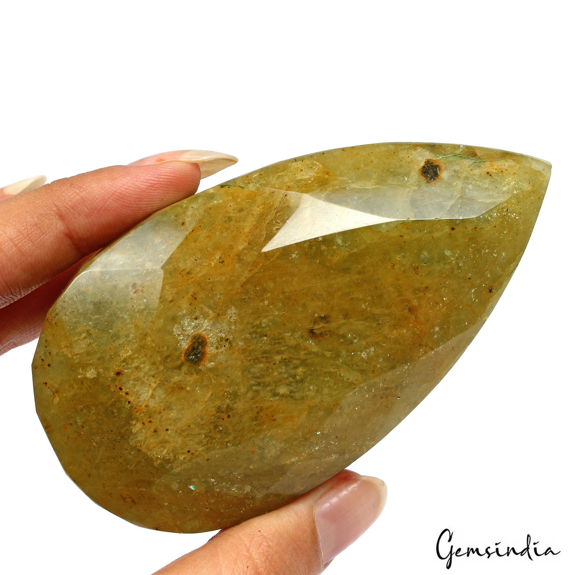 1430 Cts Natural Untreated Yellow Beryl Pear Faceted Earth Mined Huge Loose Gem