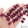 Ruby Lot, Loose Gemstone, Red — 32 Pieces, 13mm to 17mm, 500 Ct, Madagascar