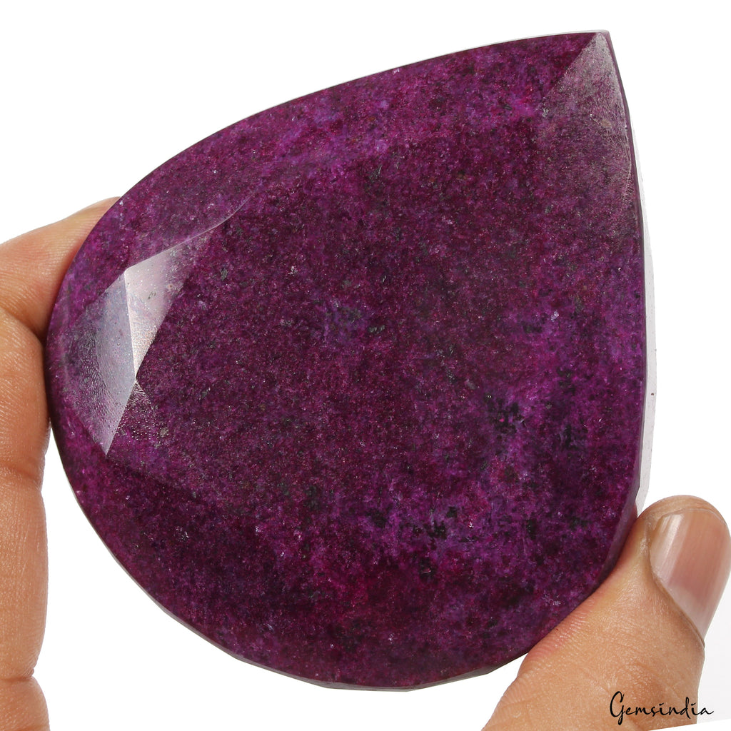2070 Cts Natural Purple Hue Ruby Pear Cut Huge Size Loose Museum Size Gemstone