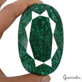 Certified 1600 Cts Natural Brazilian Green Emerald Oval Cut Museum Size Gemstone