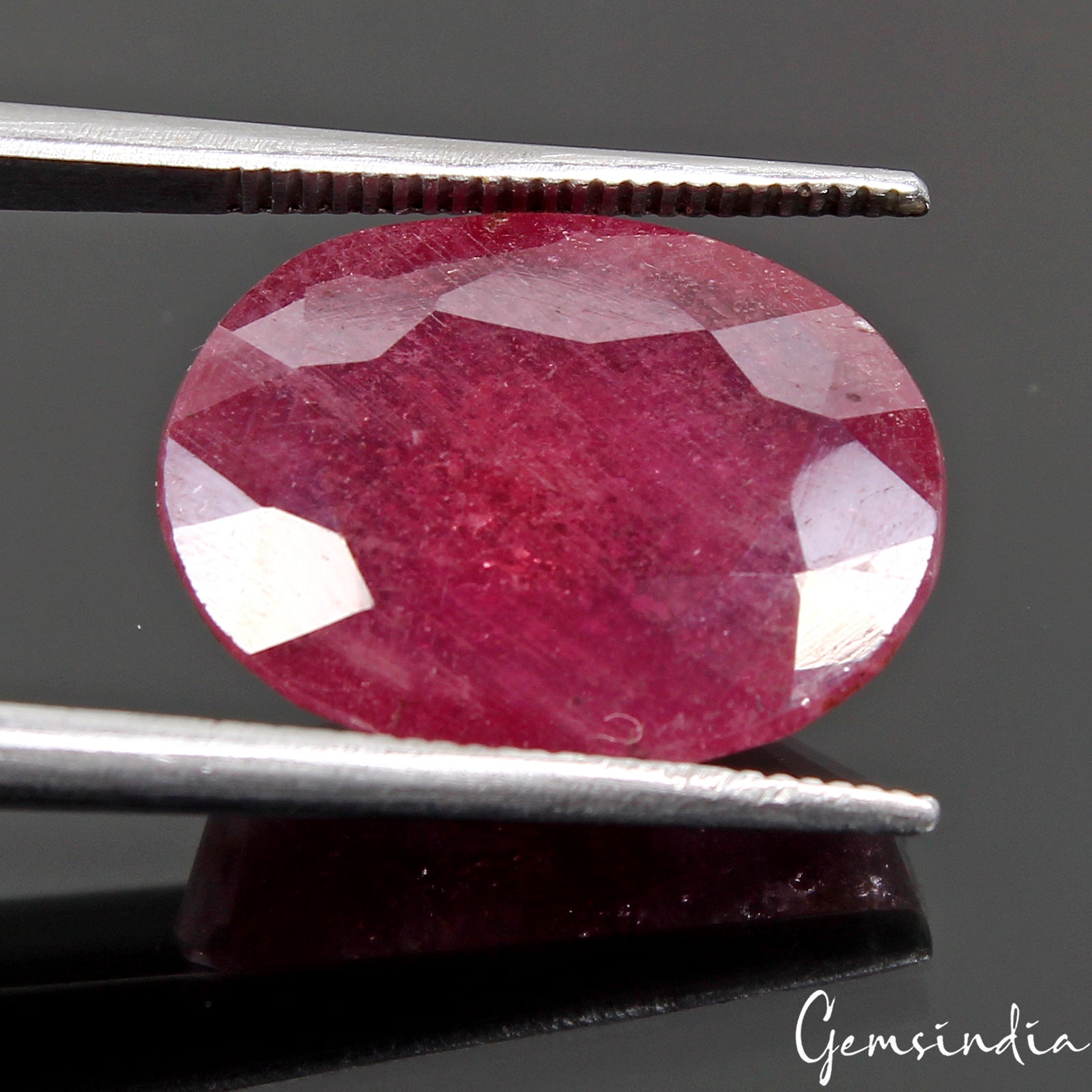 Certified 12.25 Ct Natural Mozambique Red Ruby Oval Cut Loose AAA Grade Gemstone