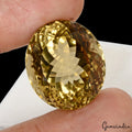 Certified 46.70 Ct. Natural Untreated Golden Honey Citrine Oval Cut Gem For Ring