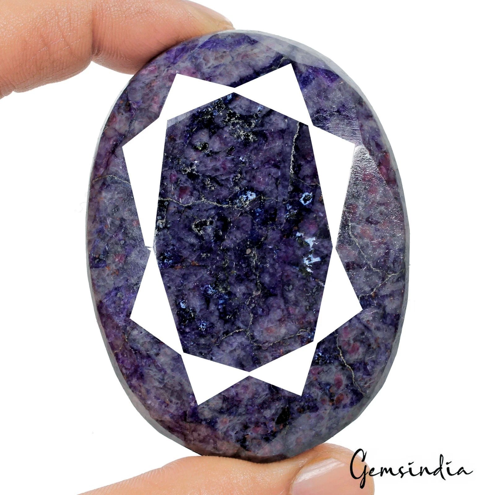 1030Ct Natural Blue Sapphire Oval Cut Loose Earth Mined Huge Gemstone 69x51x31mm