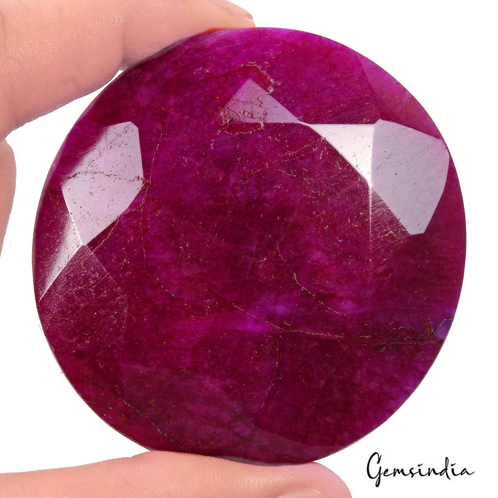970 Ct Pink Red Beryl Bixbite Round Cut Faceted Earth Mined USA Loose Huge Gems