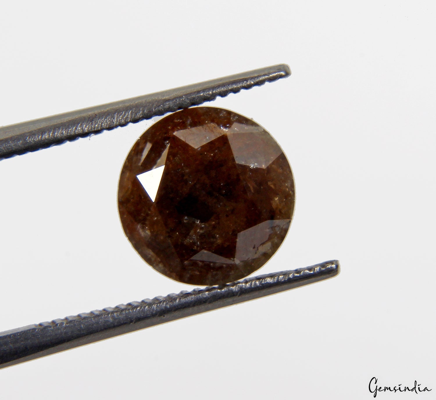 2.52 Ct Natural Salt and Pepper Brown Diamond – Rare Round Shape Loose Diamond