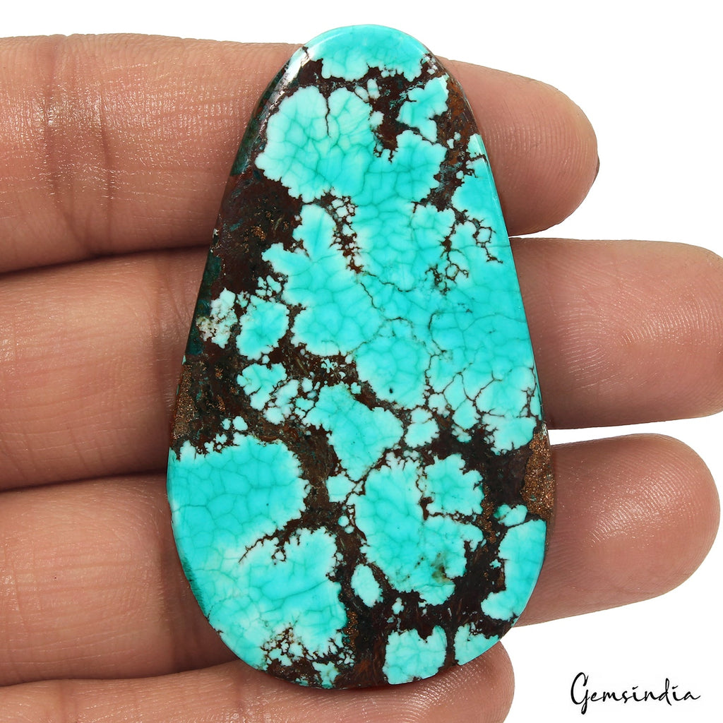 106.50 Ct Natural Arizona Blue Turquoise Fancy Cab Loose Gems From United State