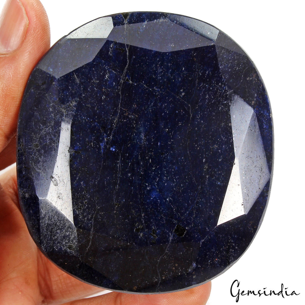 Museum Grade 1870Ct Natural Blue Sapphire From Madagascar Huge Oval Cut Gemstone
