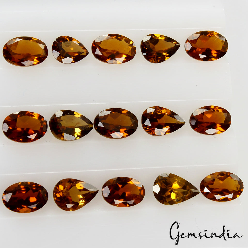 Dravite Tourmaline 6.30 Carats Mix Cut 4-6mm Natural Mozambique Gemstone 15 Pcs
