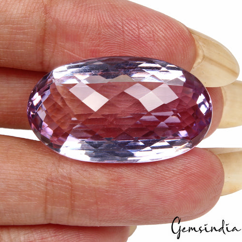 Amethyst Loose Gemstone, Untreated, Purple — 28x16x12mm, 37.90 Ct