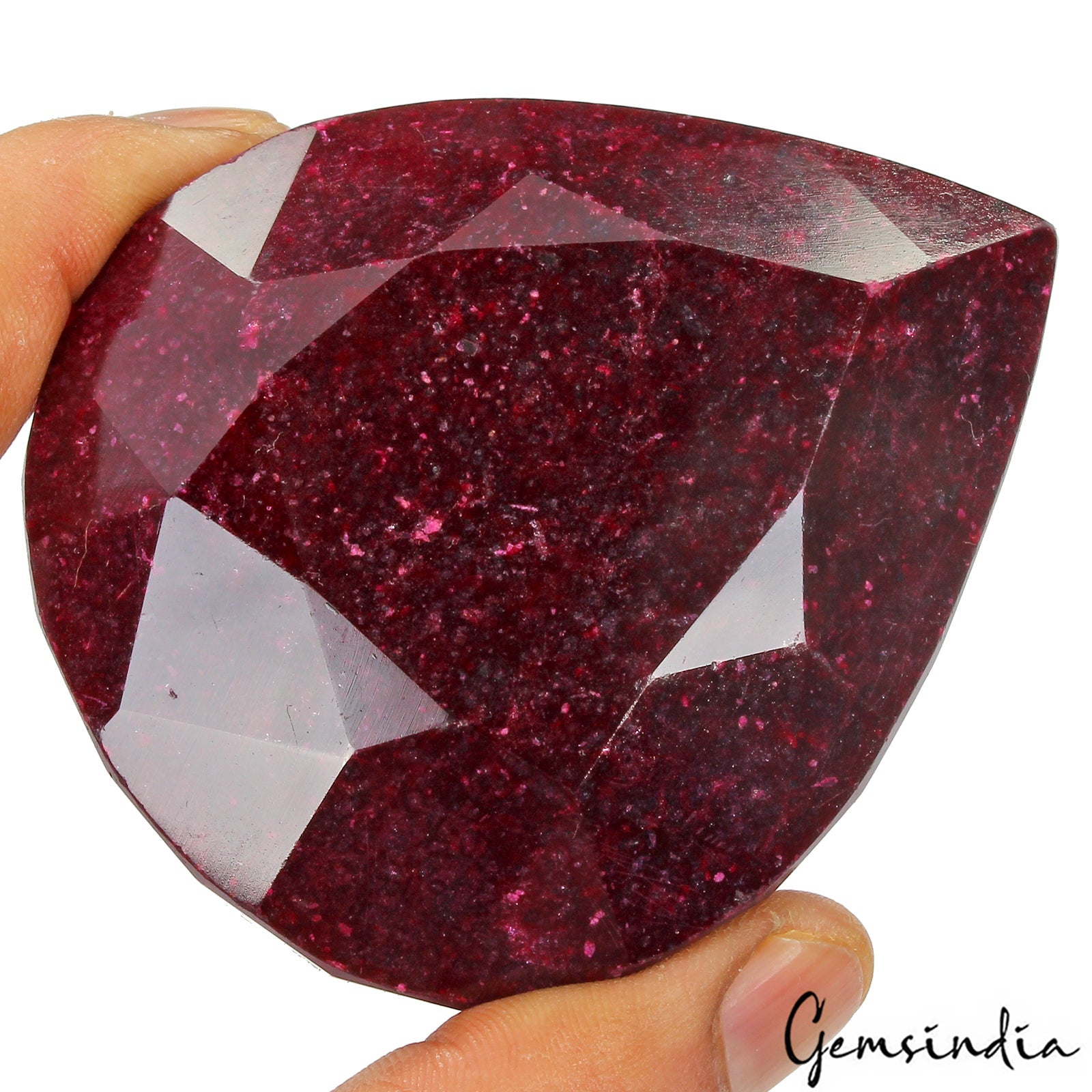 Natural Red Ruby 1780 Cts Pear Cut Huge Madagascar Earth mined Loose Gemstone