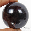 2360 Ct Natural Untreated Dark Brown Garnet Huge Gem Sphere Crystal Healing 2.3"