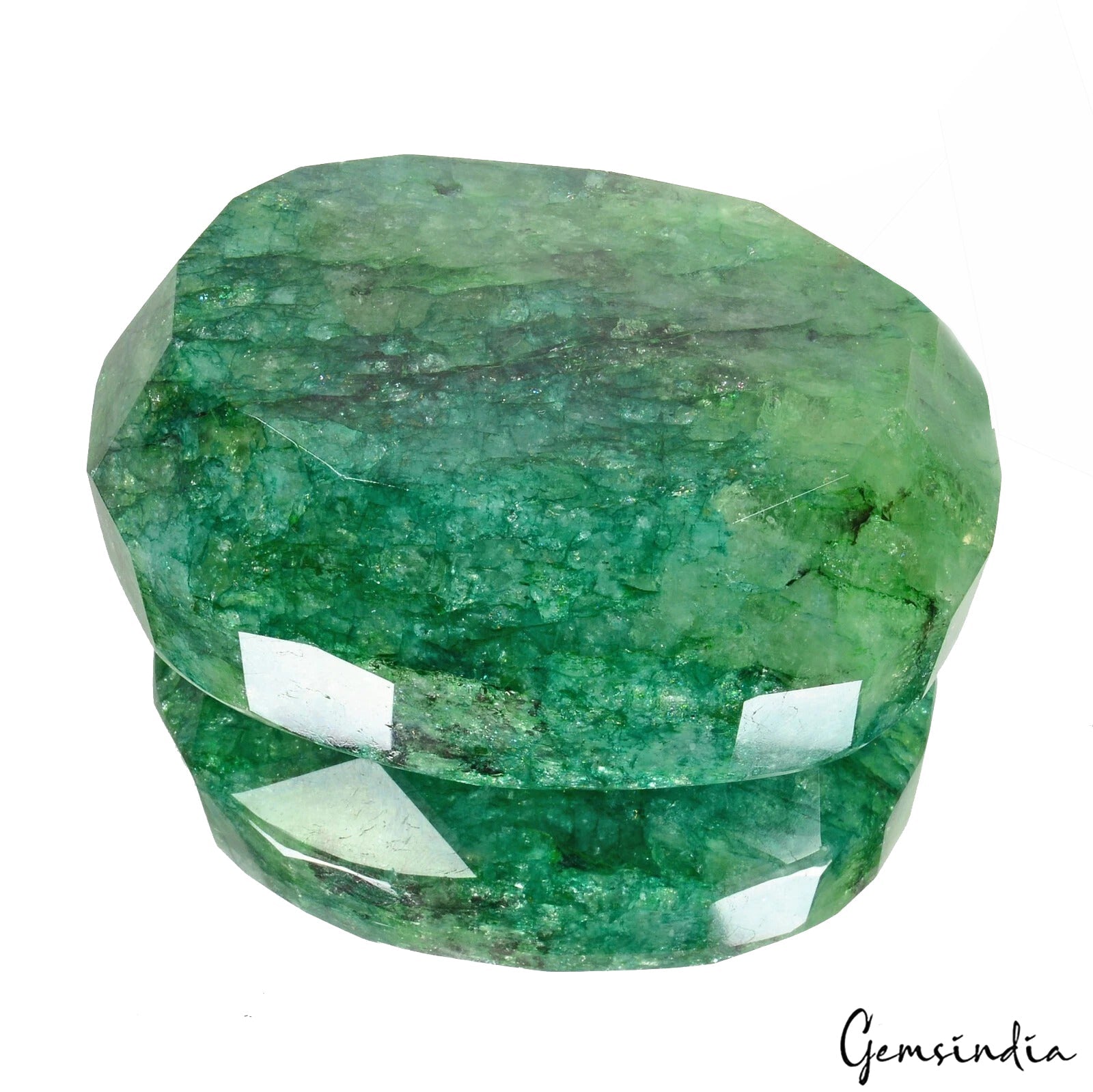 Certified 2240 Cts Natural Green Emerald Oval Cut Loose Earth mined Gemstone