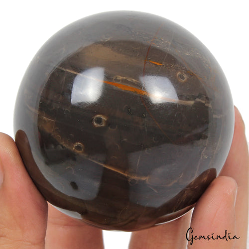 Agate Sphere, Untreated — 69mm, 2330 Ct, Madagascar