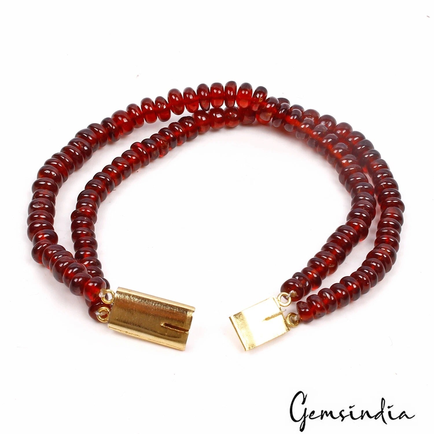Hessonite Garnet Loose Gemstone, Untreated — 4mm To 5mm, 110 Ct, India