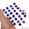 160.00 Ct Natural Blue Beryl Round Faceted Loose Gemstone Lot 26 Pc For Jewelry