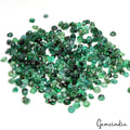 33.80Ct/355 Pcs Natural Untreated Colombian Emerald 2mm-3mm Round Cut Loose Gems
