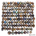 Labradorite Lot, Cabochon, Untreated — 123 Pieces, 13mm to 21mm, 1300 Ct