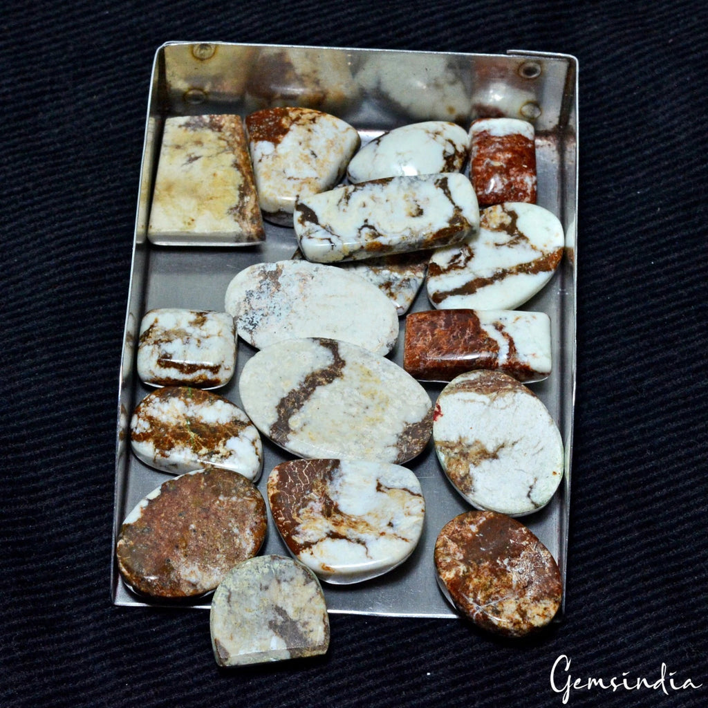 Chrysoprase Cabochon, Untreated — 15mm to 32mm, 440 Ct, Madagascar