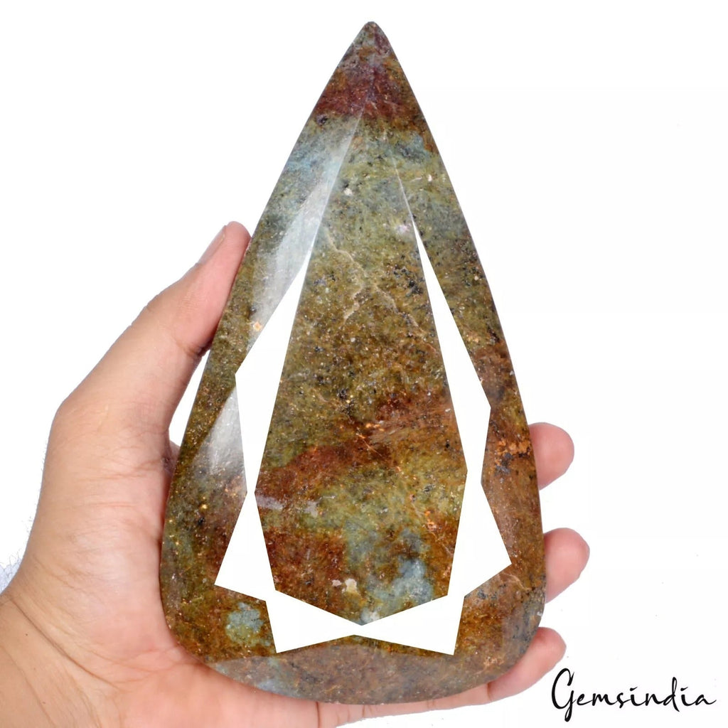 7100 Cts Natural Untreated Bi Color Kyanite Pear Cut Huge Loose Museum Size Gem