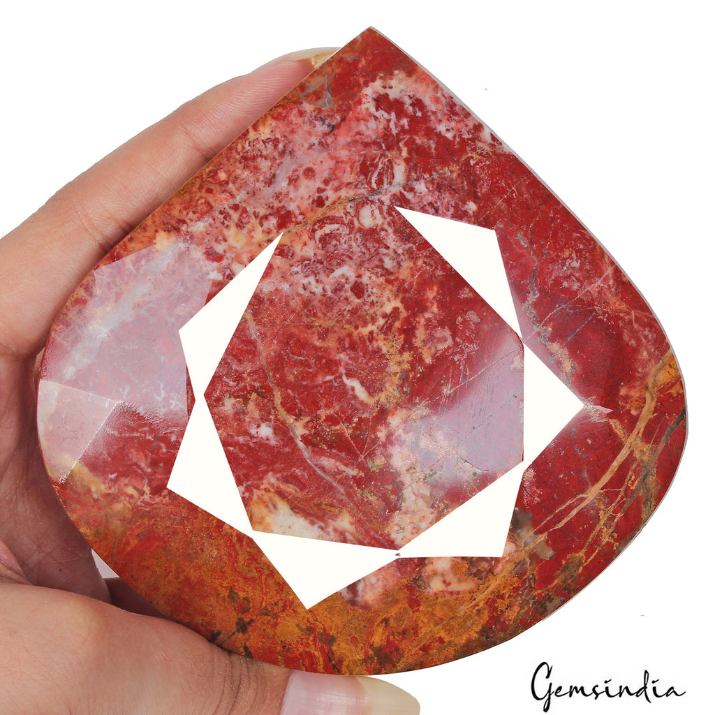 3200 Ct Natural Untreated Red Jasper Pear Earth Mined Huge Loose Museum Size Gem