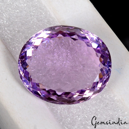 Amethyst Loose Gemstone, Purple — 21x18x10mm, 26.50 Ct, Brazil
