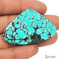 90.20 Ct Natural Arizona Blue Turquoise Pear Cab Loose Gems From United State