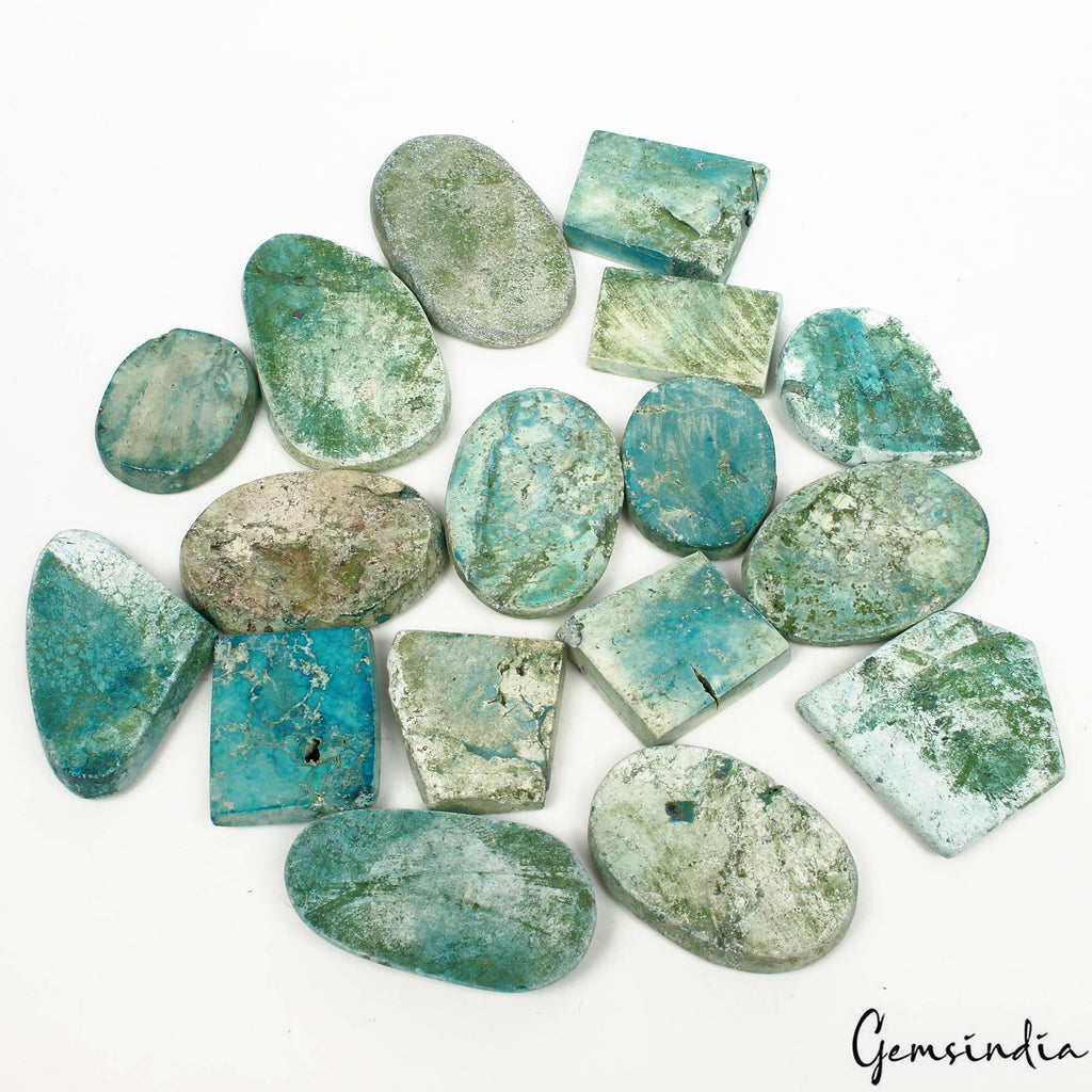 1180 Ct/17 Pcs Natural Designer Blue Turquoise Fancy Cab Loose Wholesale Gem Lot