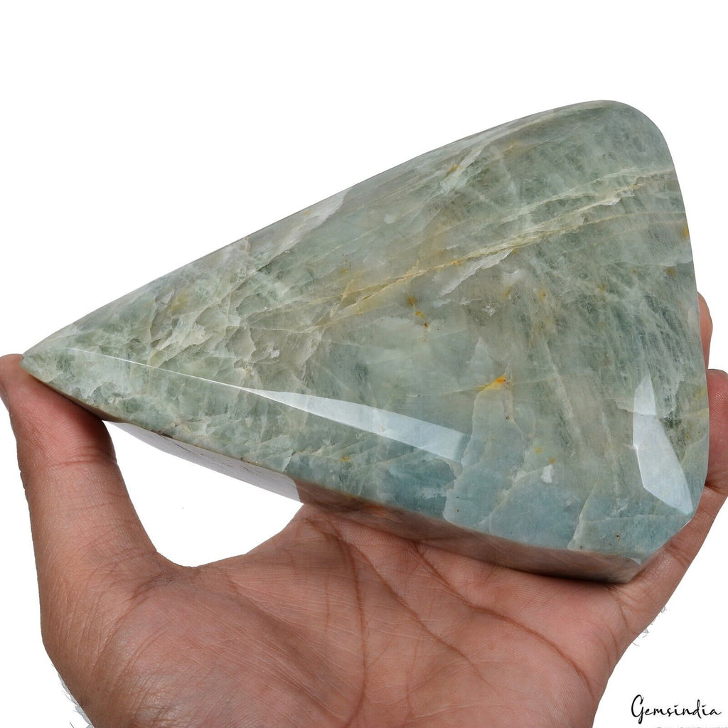 5470 Ct Natural Aquamarine Beryl Large Pear Cut Untreated Rare Gemstone w/ Stand