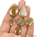 142Ct 100% Natural Yellow Brown Sapphire Untreated Mix Cut Loose Gemstones 6 Pc