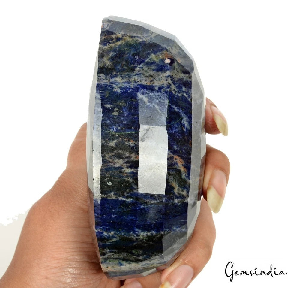 3100 Ct Rare Quality Oval Shape Sodalite Loose Museum Grade Earth Mined Gemstone