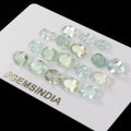 18 Pcs Natural Aquamarine Blue Green Mix Cut Loose Untreated Gemstones ~29.30 Ct