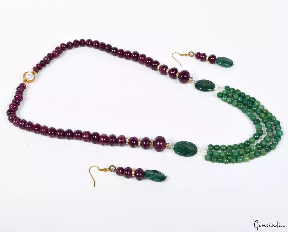 Ruby Necklace — 5mm to 20mm, Madagascar