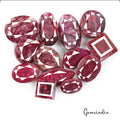 340 Ct/13 Pcs Natural USA Red Beryl Bixbite Mix Faceted Loose Gems Wholesale Lot
