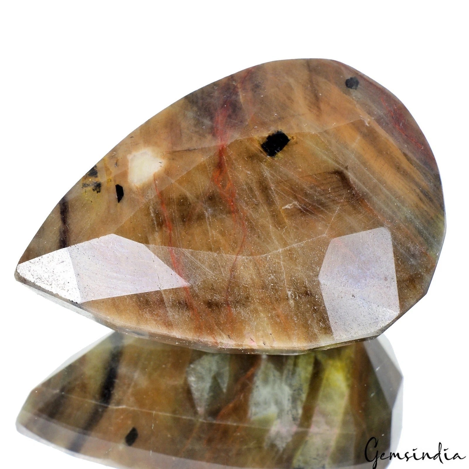 400 Ct Natural Untreated Brown Sapphire Pear Cut Faceted Earth Mined Huge Gems