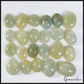 Certified 265 Cts/23 Pcs Natural Untreated Green Aquamarine Mixed Cab Loose Gem