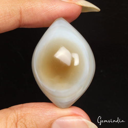 Agate Rough, Untreated — 21x17x10mm, 22.30 Ct