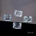 Aquamarine Lot, Loose Gemstone, Untreated, Blue — 4 Pieces, 8 x 6mm, 5.80 Ct