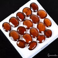 74+Ct/18 Pcs Natural Untreated Orange Sri Lankan Hessonite Garnet Oval Loose Gem