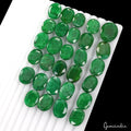 500 Ct Natural Green Brazilian Emerald Oval Cut Wholesale Gems Lot For Jewelry